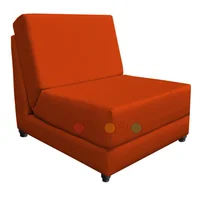 Silla Cama Lido 70 cm Cuerotex Naranja
