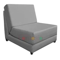 Silla Cama Lido 70 cm Cuerotex Gris