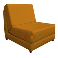 Silla Cama Lido 70 cm Cuerotex Mostaza