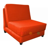 Silla Cama Lido 70 cm En Tela Naranja
