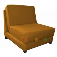 Silla Cama Lido 70 cm En Tela Mostaza