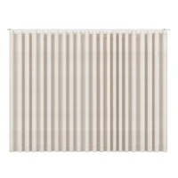 Cortina Tela Semi Pesada Natural Onda Crema 300x230 cm Sodimac