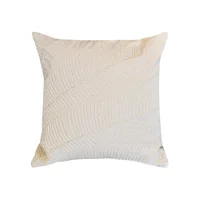 Cojín Hoja Elite Marangoni 45x45 cm Crudo