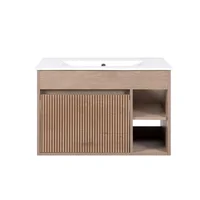 Conjunto Mueble de Baño Marsella Lenga Con Lavamanos 60*46 cm Stretto