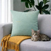 Fundas de Cojines Decorativas Pet Friendly - Menta Brillo