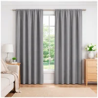 Set x 2 Cortinas 100% Blackout – Elegancia y Privacidad Total - Gris