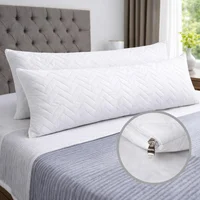 Set x 2 Fundas Protectoras de Almohadas Acolchadas 135x50cm