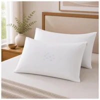 Set x 2 Fundas Almohada 70x50cm – 100% Algodón 400 Hilos Con Tecnología Antifluido