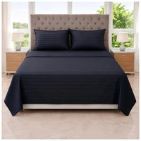 Juego de Sábanas Cama Sencilla - Negro