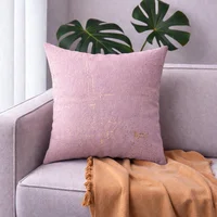 Cojines Decorativas Pet Friendly Rosado Brillo (incluye Relleno)