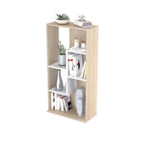 Biblioteca Arlo 120x60x30 cm Arena - Blanco