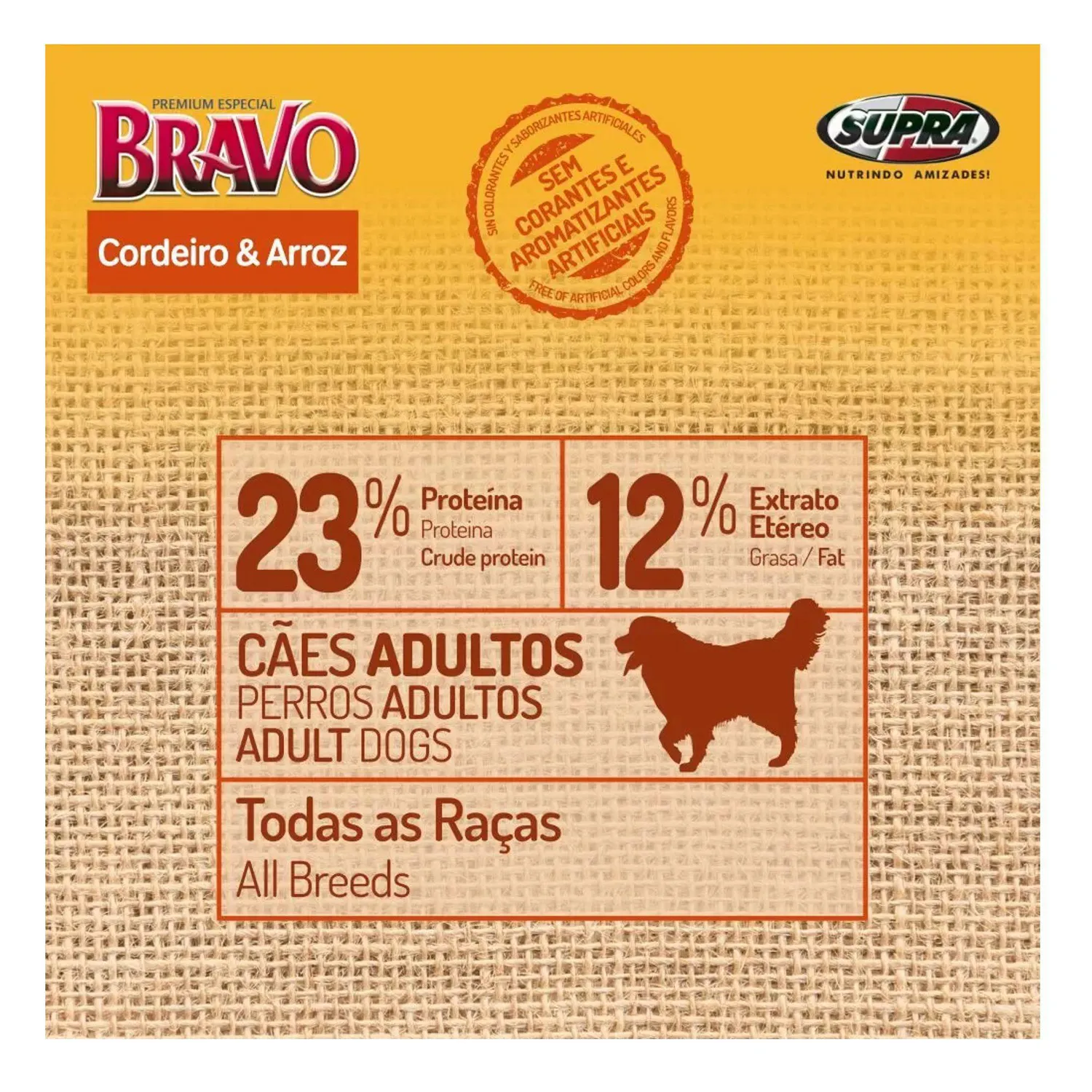 Bravo Cordeiro E Arroz Sc X 15kg 4