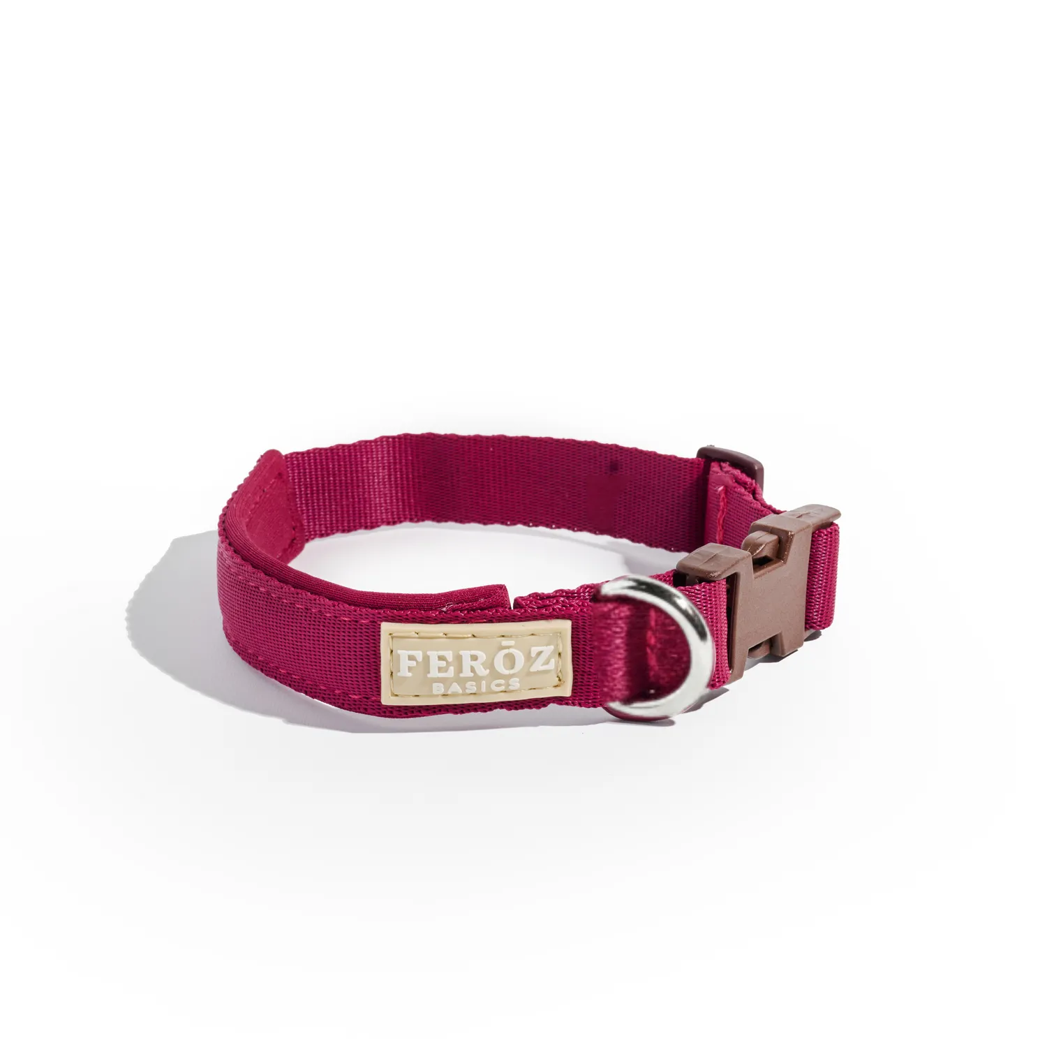 Collar Reata Basic Vinotinto Talla L