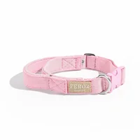 Collar Reata Basic Rosa Pálido Talla Xl