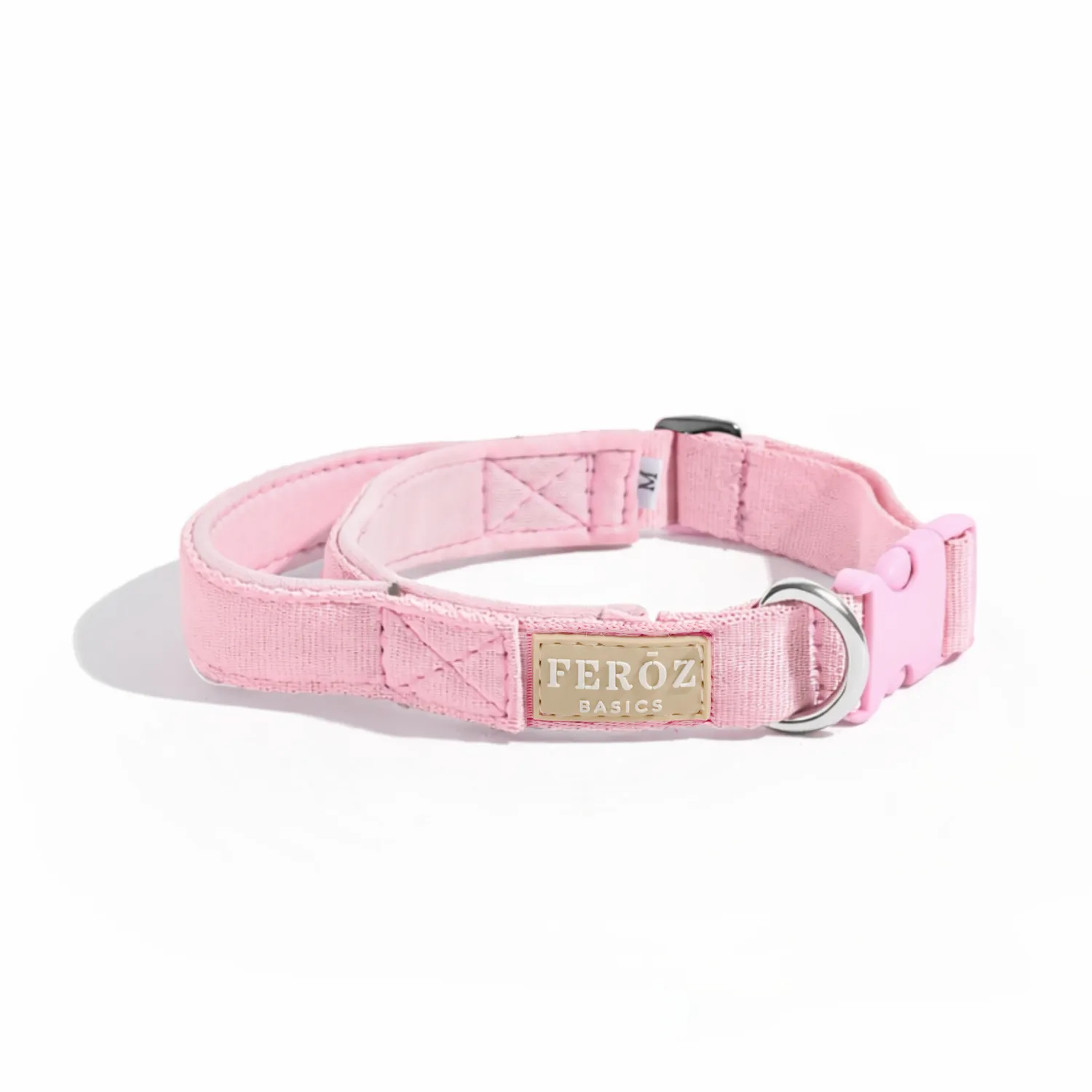 Collar Reata Basic Rosa Pálido Talla Xl