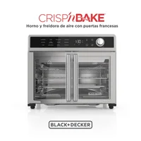 Horno Freidor Puertas Francesas 16 Litros Black+ Decker TO62D5-1SDLA