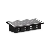 Aplique Led Solar 3 Ctt 4 Luces 40 Lúmenes