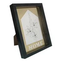 Portarretrato Home Foto 10x15cm Negro Oro Luxor