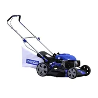 Cortacésped Motor Gasolina 5 HP Ancho de Corte 18" (46cm) Altura de Corte 2.5-7.5 cm Bolsa 55 Litros Empuje Hyundai Hygm46p