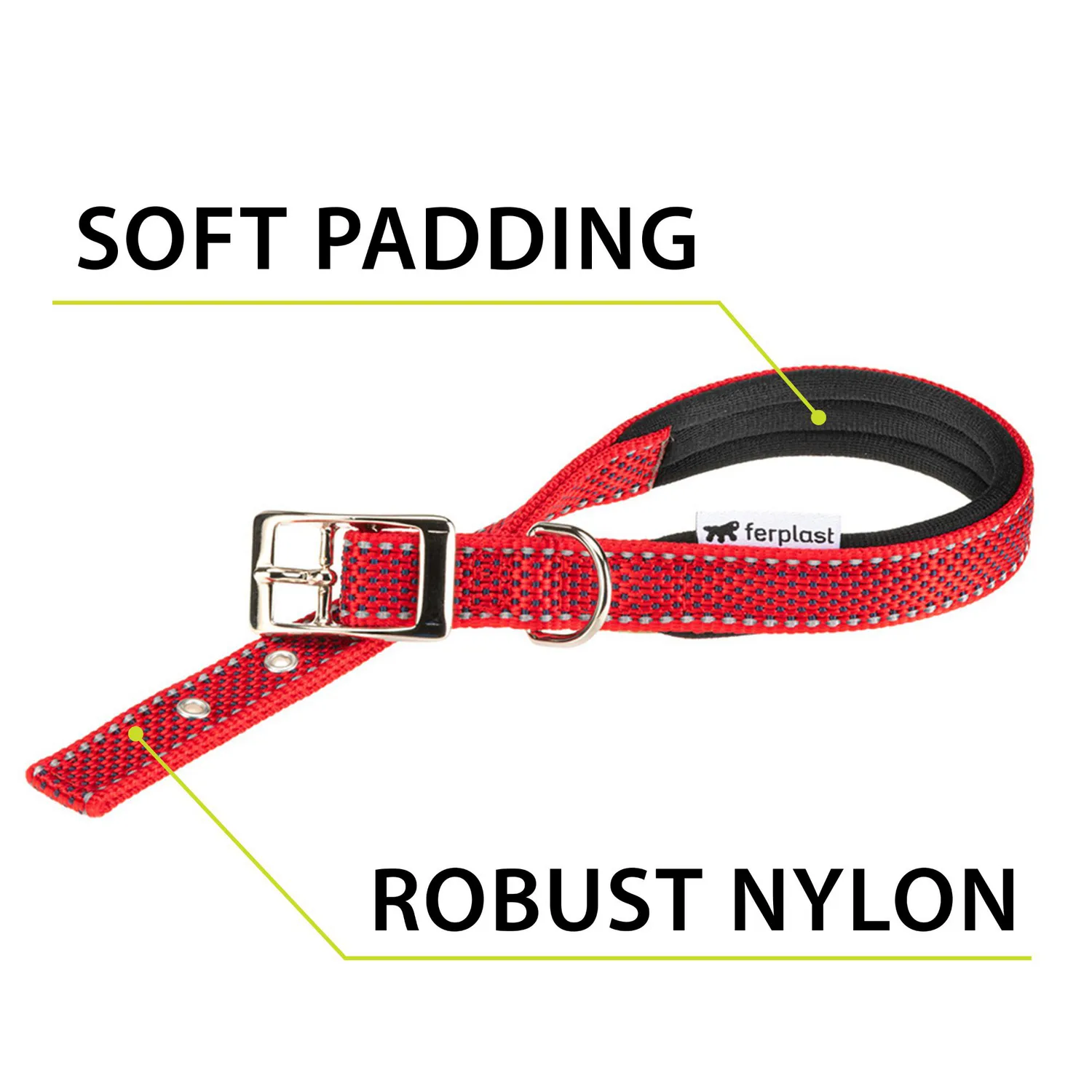 Collar Para Perro Daytona Deluxe C20/43 Rojo 3
