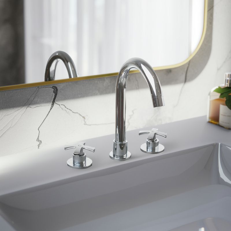 Grifería Lavamanos Córdoba Mezclador Pulgadas Cromo Sensi Dacqua