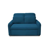 Sofacama Nube Multfuncional Carrito Reclinable Azul Petroleo + Cojines