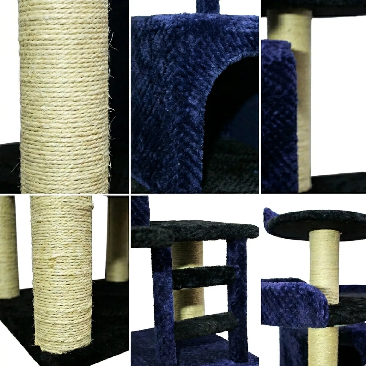 Gimnasio Rascador para Gatos Casa Grande 180x60x45 5