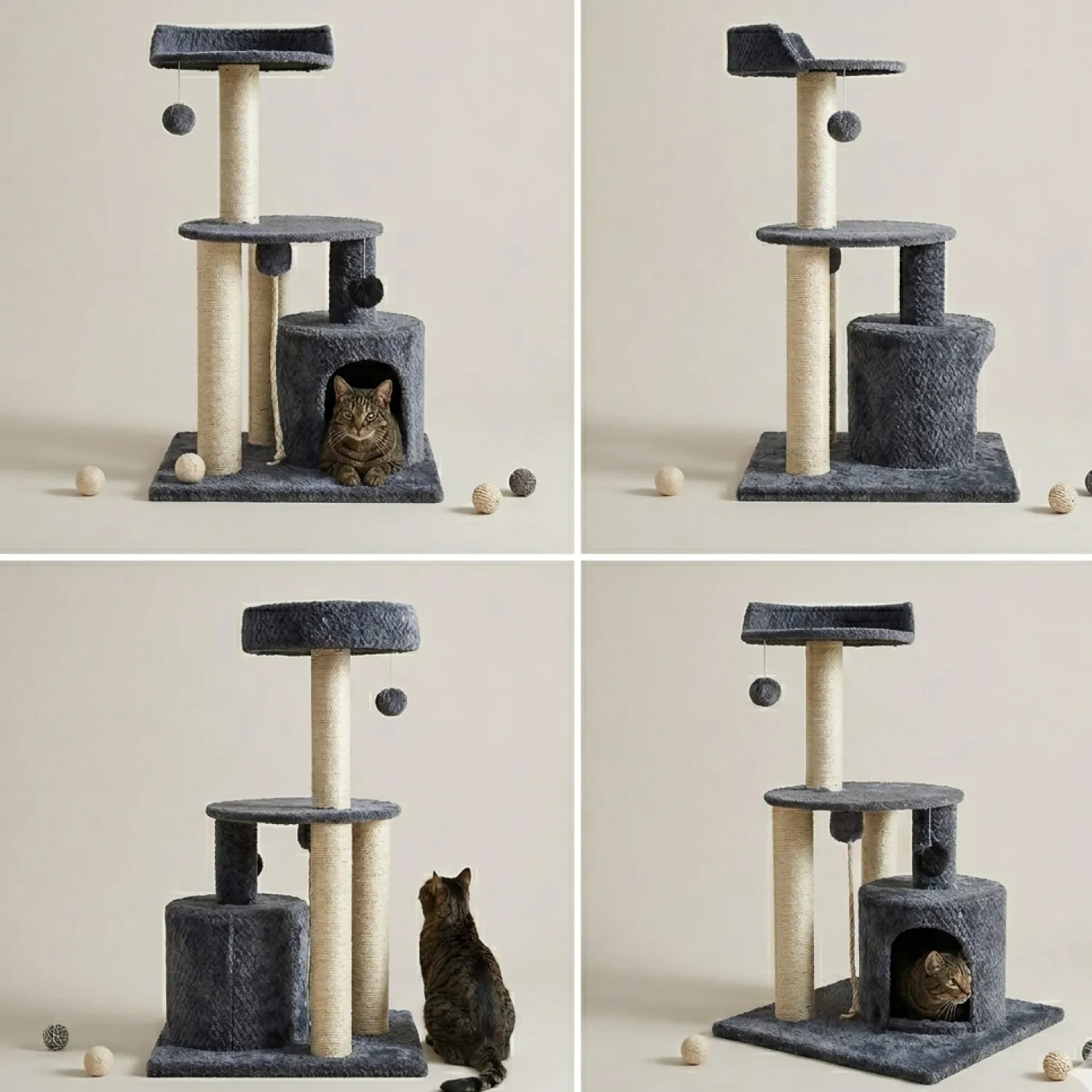 Gimnasio Árbol Para Gatos Escalera 100X50X50 3
