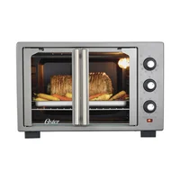 Horno Oster Con Freidora de Aire de 35 Litros de Capacidad. Con Interior Antiadherente. para Freír Al Aire. Hornear. Asar. Tostar. Convección. Temporizador de 60 Minutos. Accesorios Incluidos. Color Gris
