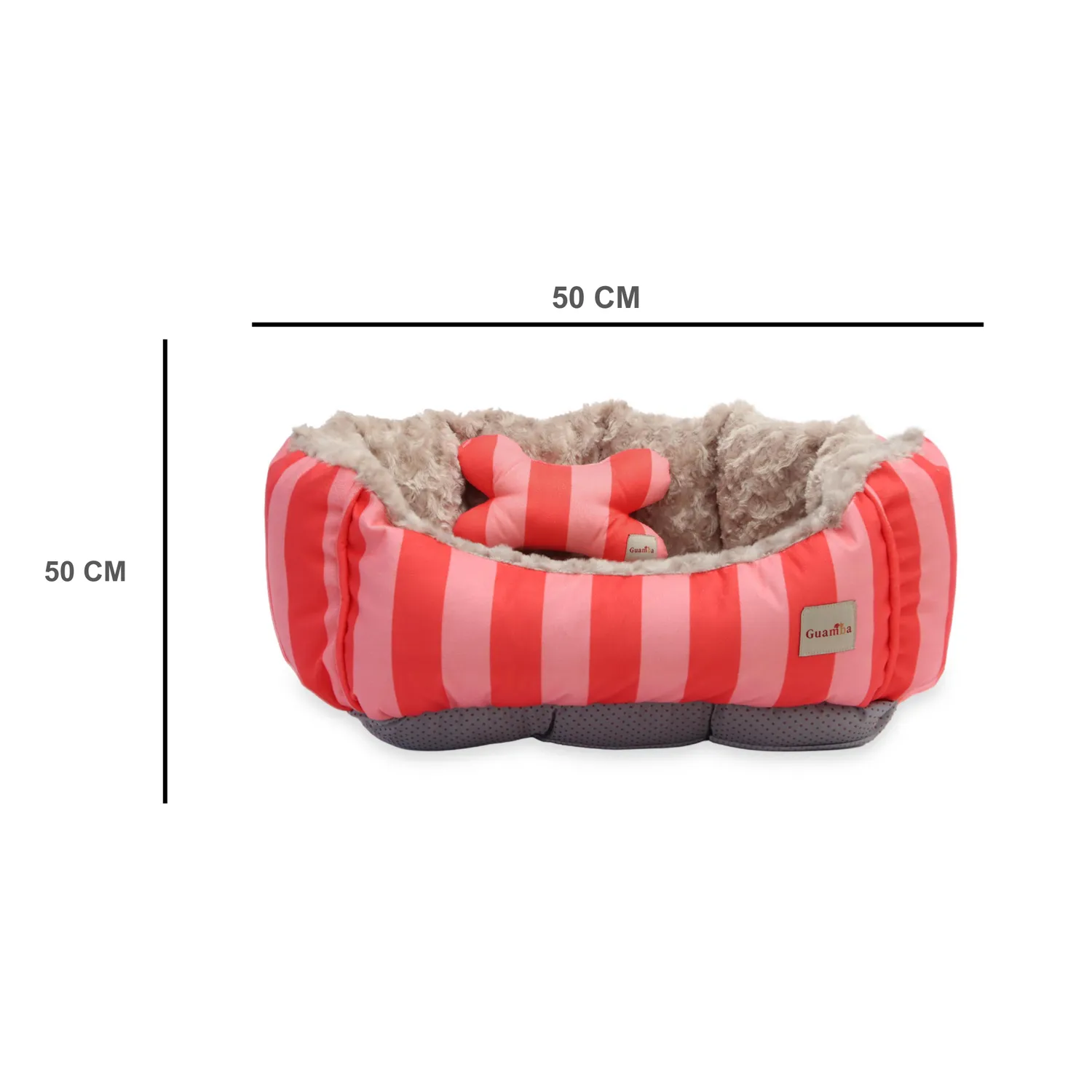 Cama Mascota Funny Rosada 50 X 50 Cms 4