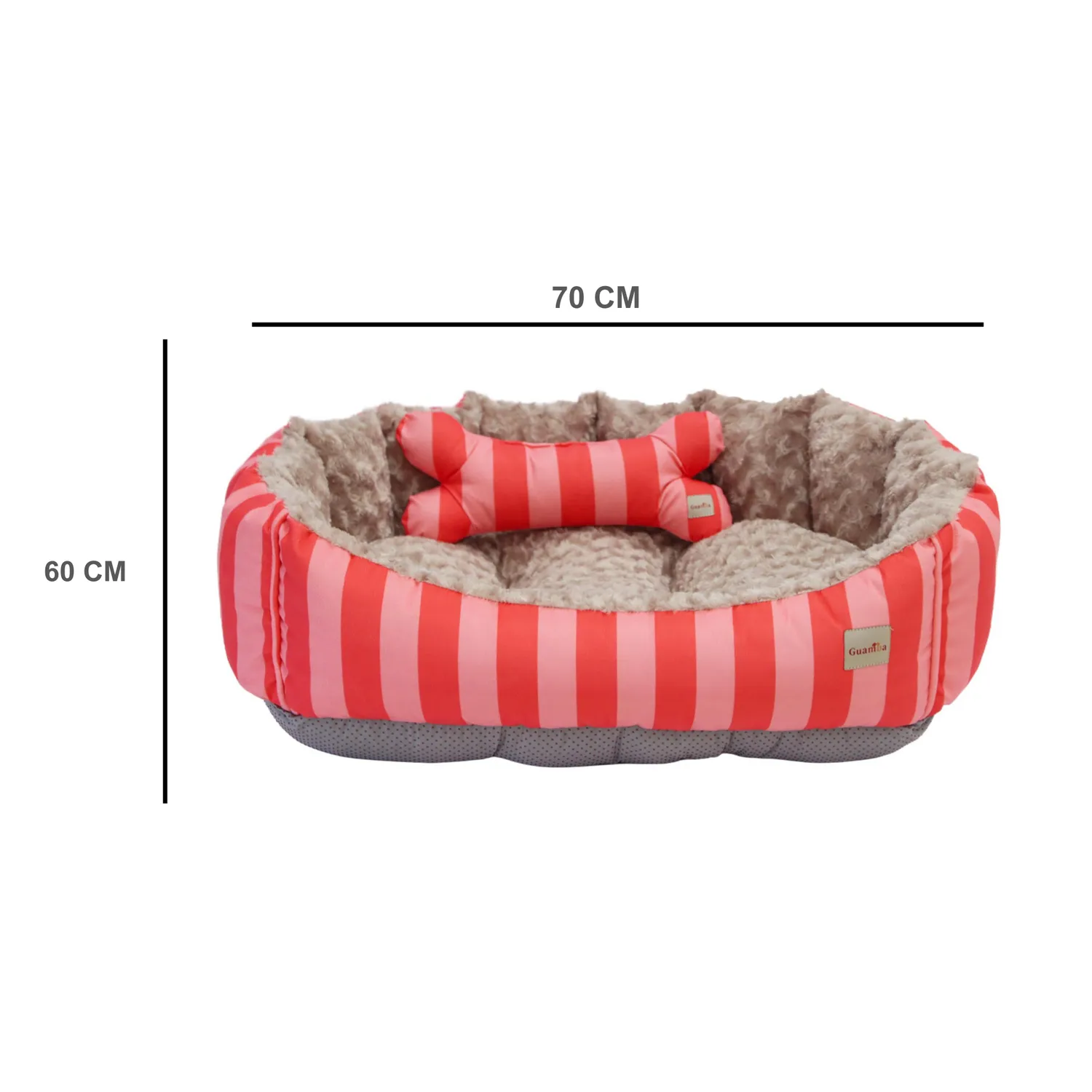 Cama Mascota Funny Rosada 60 X 70 Cms 5
