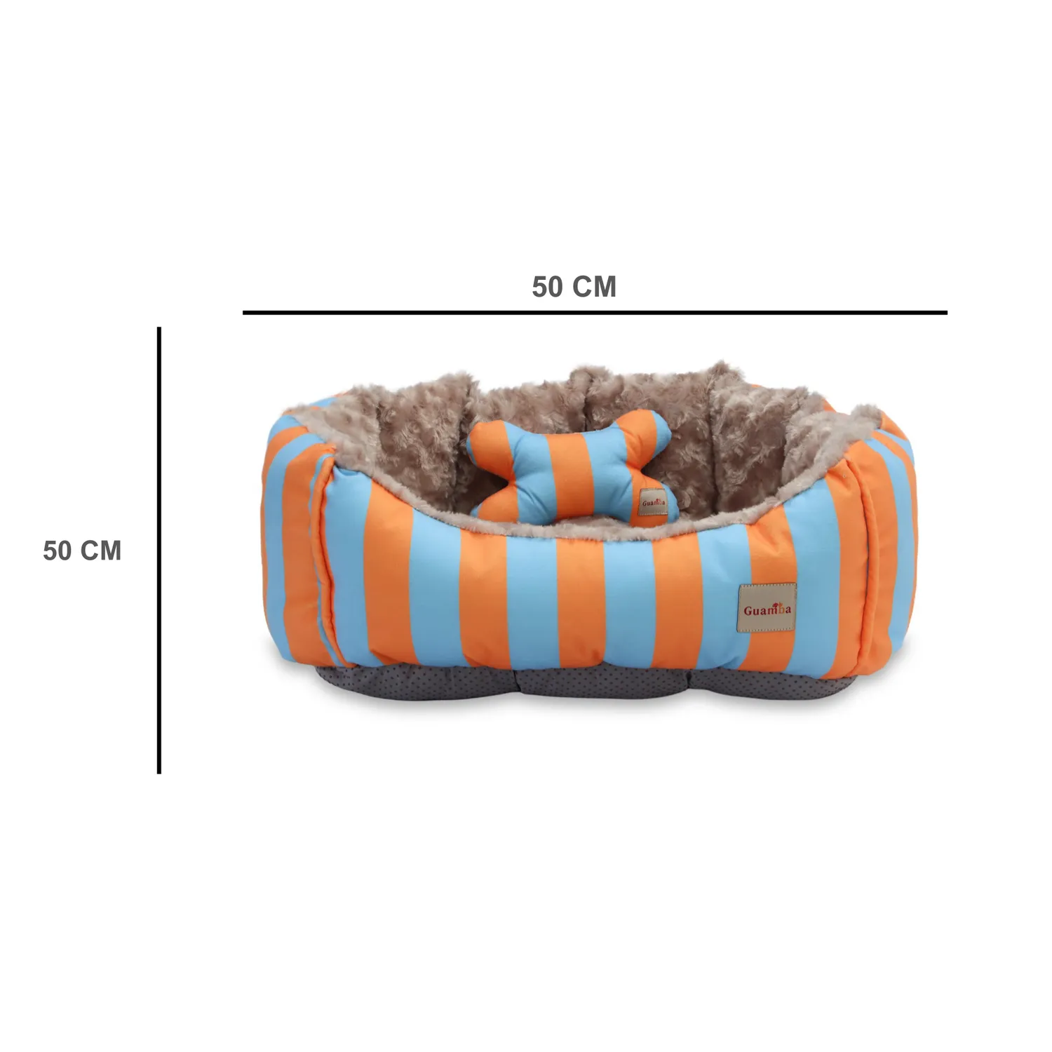 Cama Mascota Funny Azul 50 X 50 Cms 6
