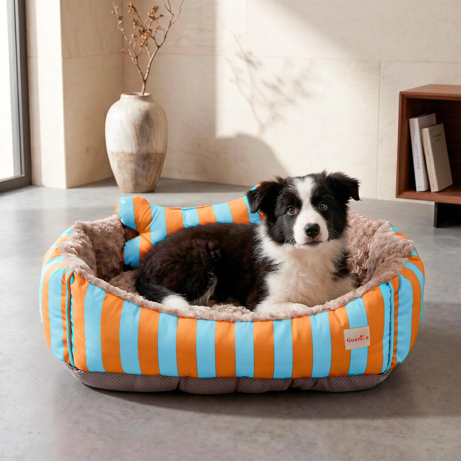 Cama Mascota Funny Azul 60 X 70 Cms