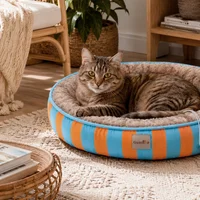 Cama Gato Funny 48 Cm Azul
