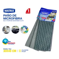 Paño Fibra Absorbente 30x40 cm  Set X 12 Unidades