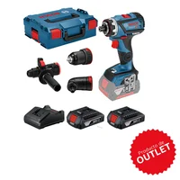 Taladro Atornillador Inalámbrico 1/2 Pulgada Bosch 18V GSR 18V-60 FC Multifunción 2 Baterías y Maletín Bosch Outlet