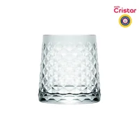 Set de 3 Vasos en Vidrio Cairo Corto 9cm 312ml Cristar