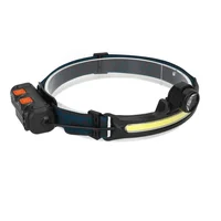 Linterna Frontal Recargable 300 Lúmenes COB Brillante Luz Camping W678 Big Machine