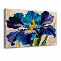 Lienzo Arte Floral Abstracto Estilo Óleo 93x60cm