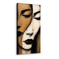 Lienzo Cuadro Decorativo La Voz Del Silencio 118x55cm