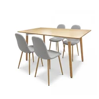Juego de Comedor Lía Con Mesa Honey X4