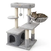 Gimnasio Rascador Felpa 3 Niveles Desarmable Gatos