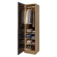 Closet Tolum 50 200x50x50 Rta Madera Natural