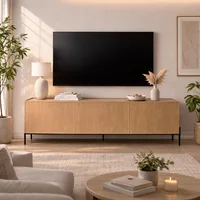 Mesa de Tv Puertas Benito 50x150x30cm Madera