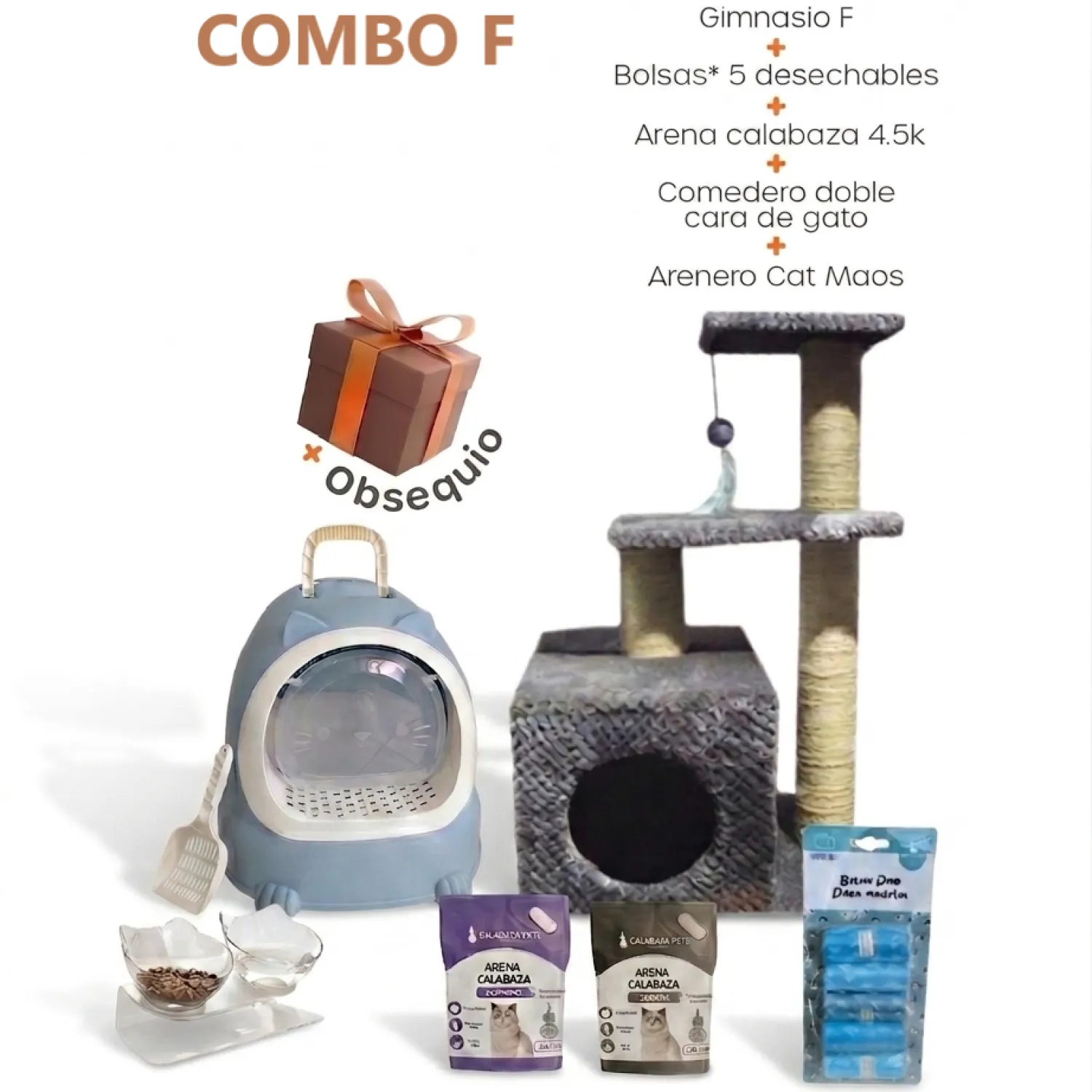 Combo F Gimnasio para Gatos + Obsequio