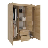 Closet Baru Lite 180x135x50 Rta Madera Natural