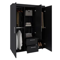 Closet Baru Lite 180x135x50 Rta Chocolate Oscuro