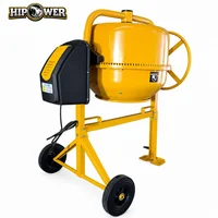Mezcladora de Concreto de 220 Litros con Motor Eléctrico 1100W Importada Hipower