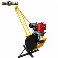 Pluma Grúa 10HP 300kg Fabricación Nacional con Motor Diésel Hipower