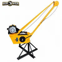 Pluma Grúa 5HP 300kg Fabricación Nacional con Motor Eléctrico Hipower